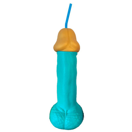 Penis shaped cup Blue 500 ml