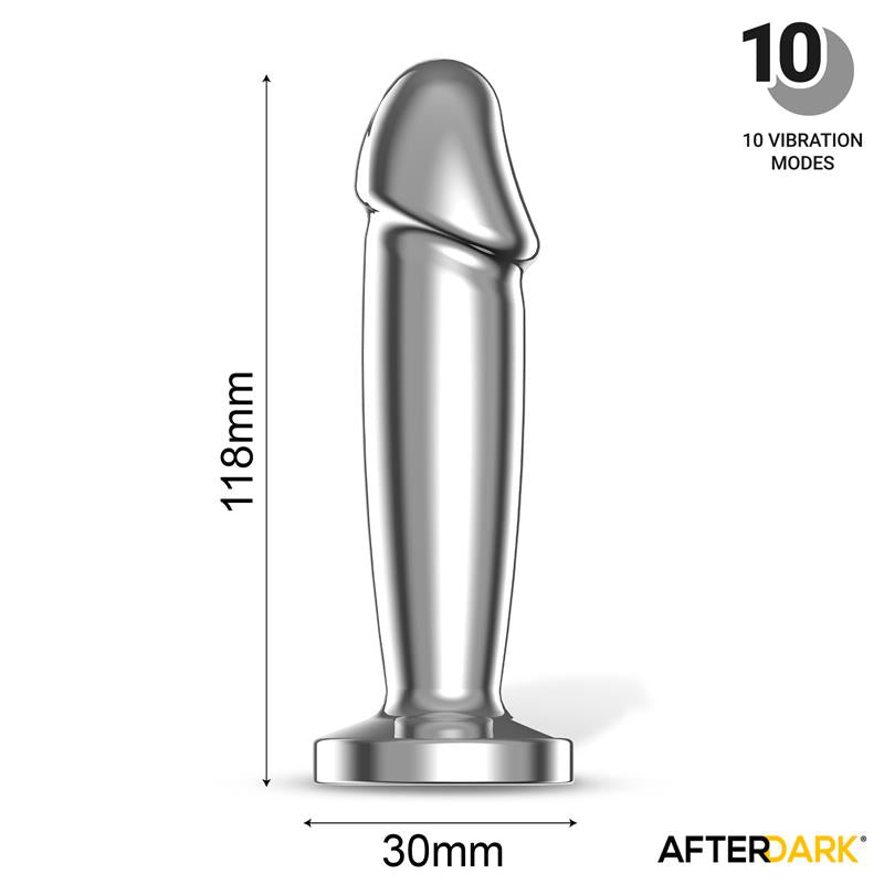 Sarmy Anal Plug with Vibration Magnetic USB Size M