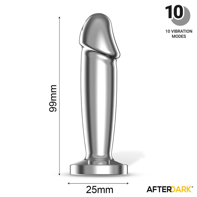 Sarmy Anal Plug with Vibration Magnetic USB Size S