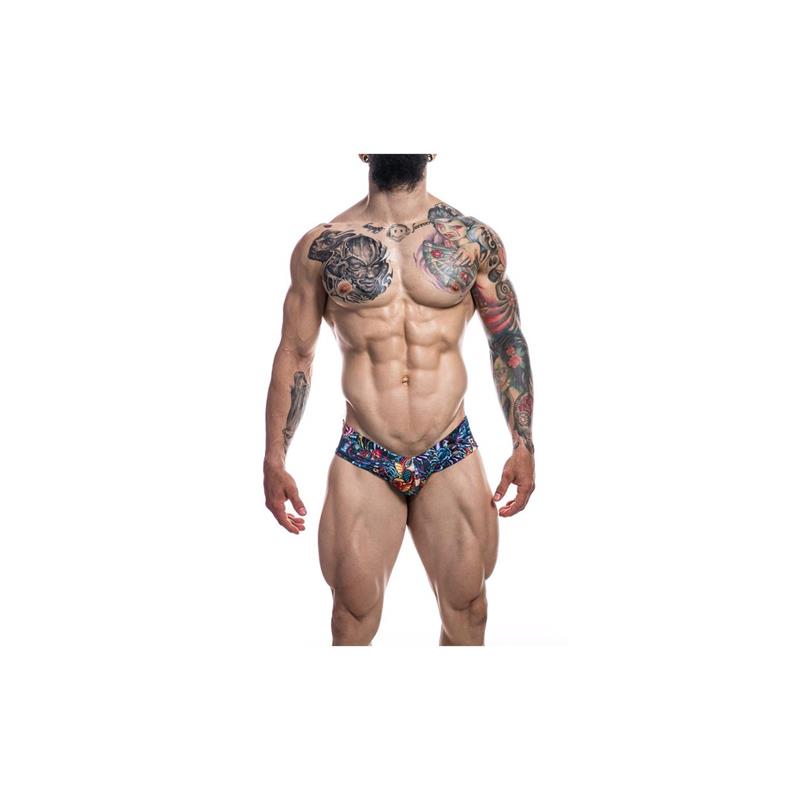 High Cut Cheeky Brief Tattoo Size XL