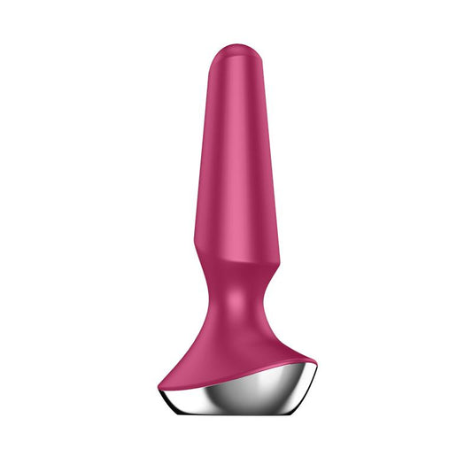 Plug ilicious 2 Vibrating Butt Plug with Satisfyer Connect App Berry