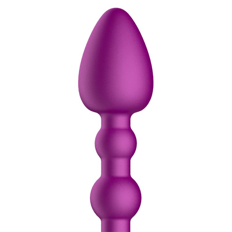 No Five Bendable Anal Beads and Vibrator USB Silicone