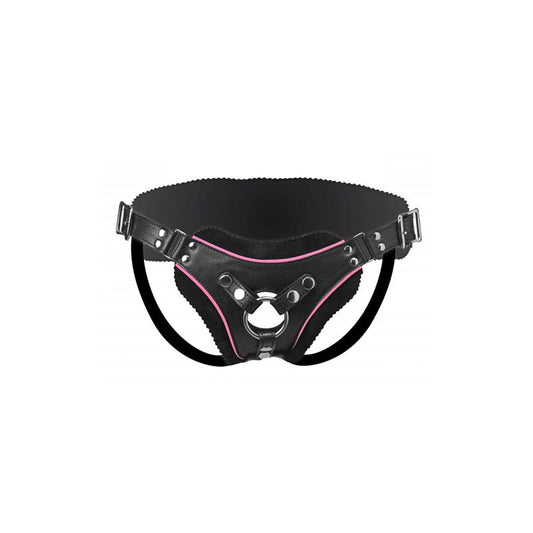 Flamingo Low Rise Strap On Harness Black