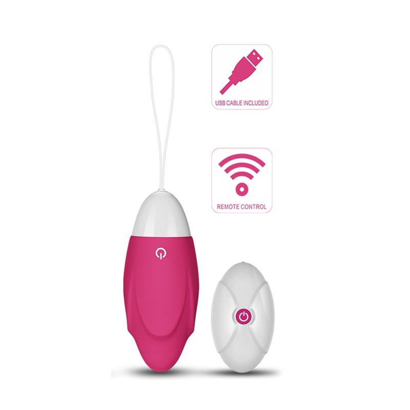 Vibrating Egg IJoy Remote Control USB Pink