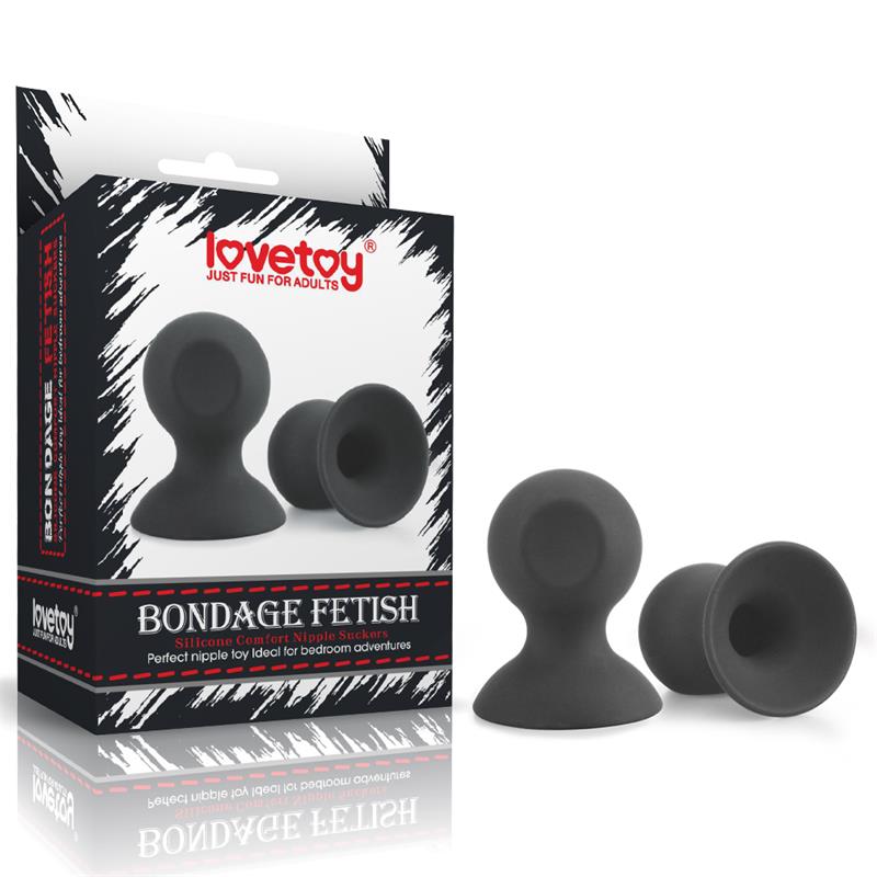 Nipple Suckers Silicone Black