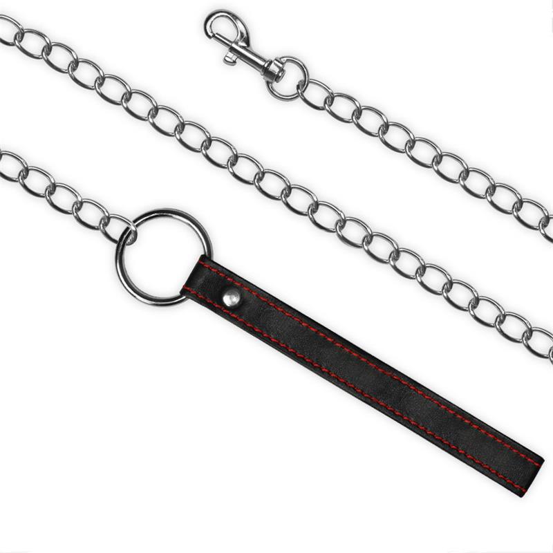 Collar and Leash Bondage Black