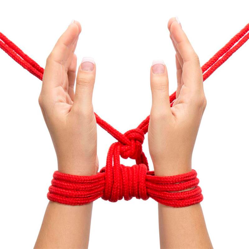 Bondage Rope Soft Red