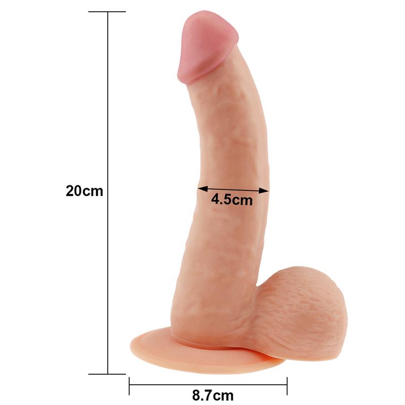 Dildo The Ultra Soft Dude 88 Flesh