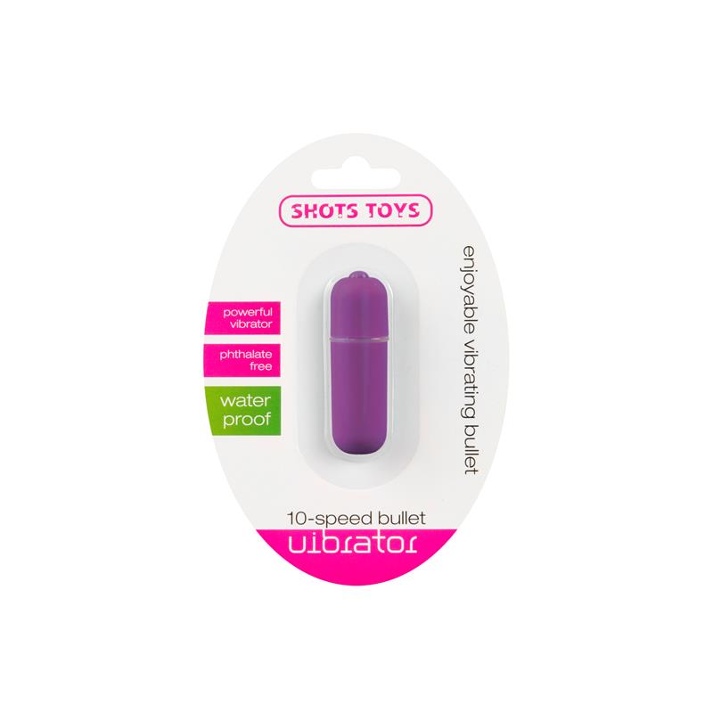 Shots Toys 10 Spedd Bullet Vibrator Purple