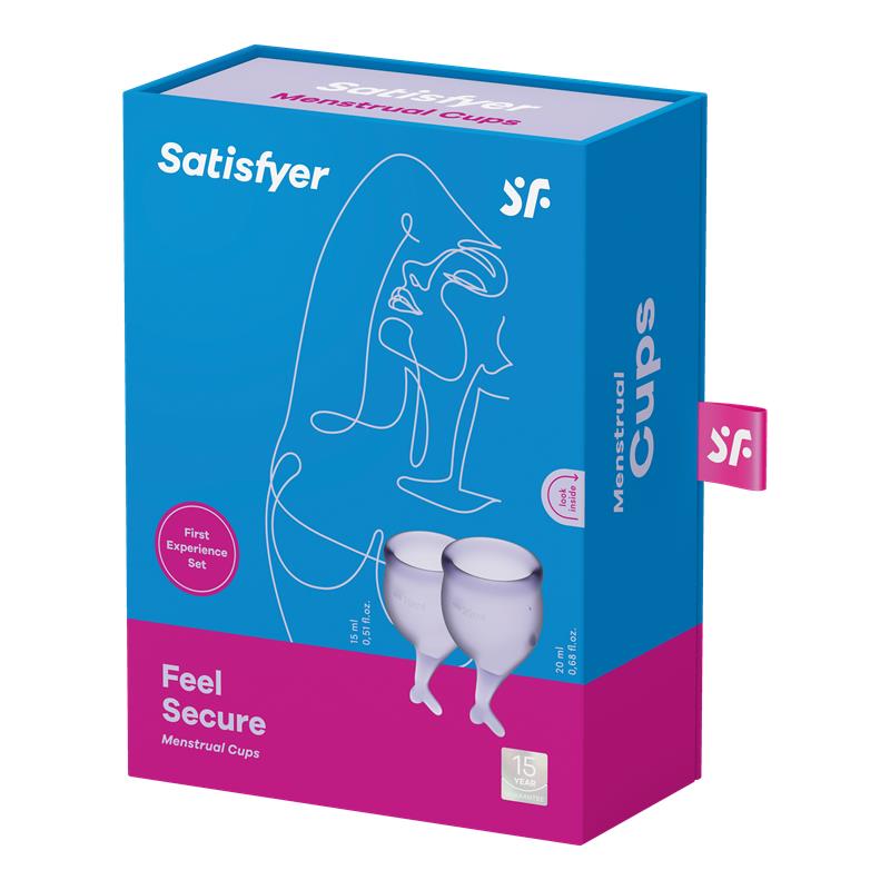 Feel Secure Menstrual Cup Lilla Pack of 2