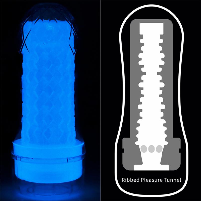 Male Masturbator Lumino Blue Light