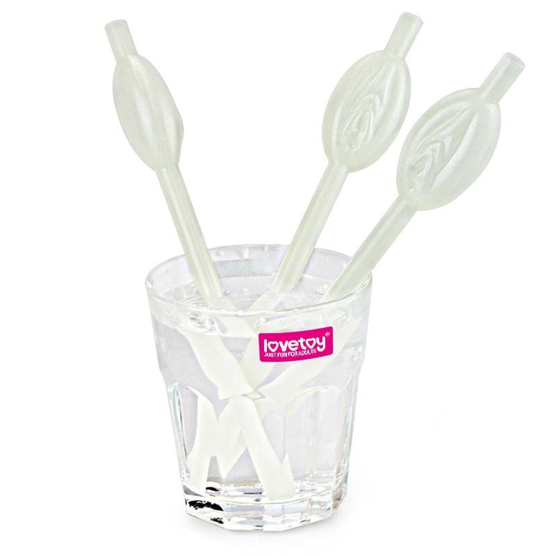 Luminous Vagina Straws Pack of 9