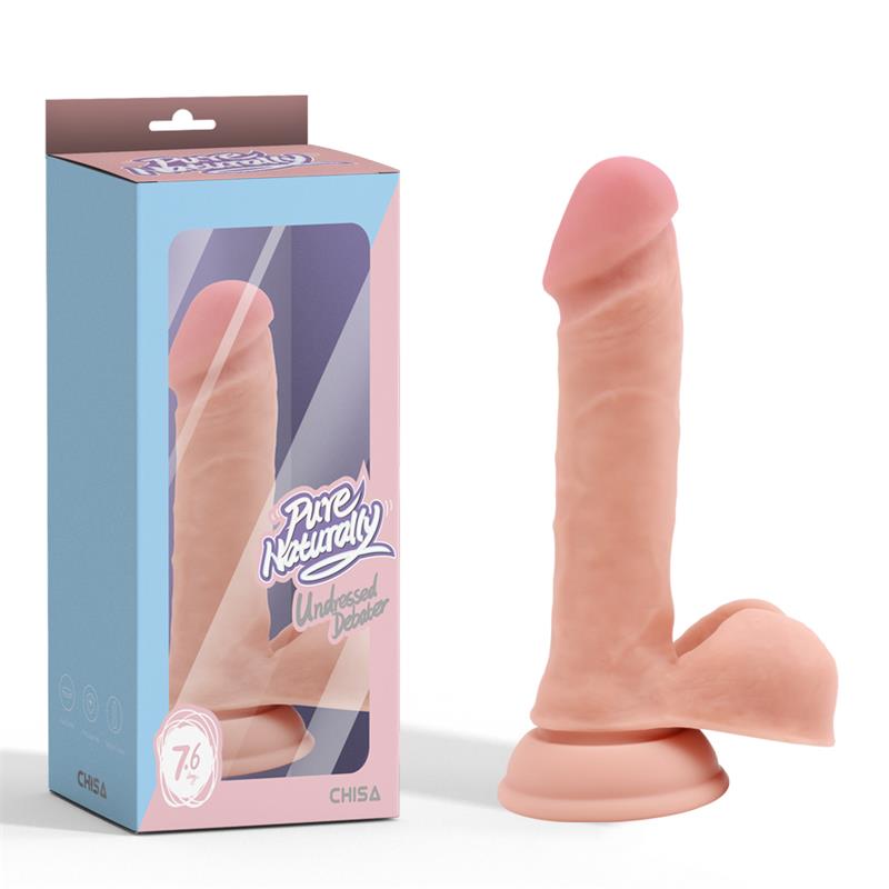 Undressed Debater Liquid Silicone Dual Density Realistic Dildo 192 cm