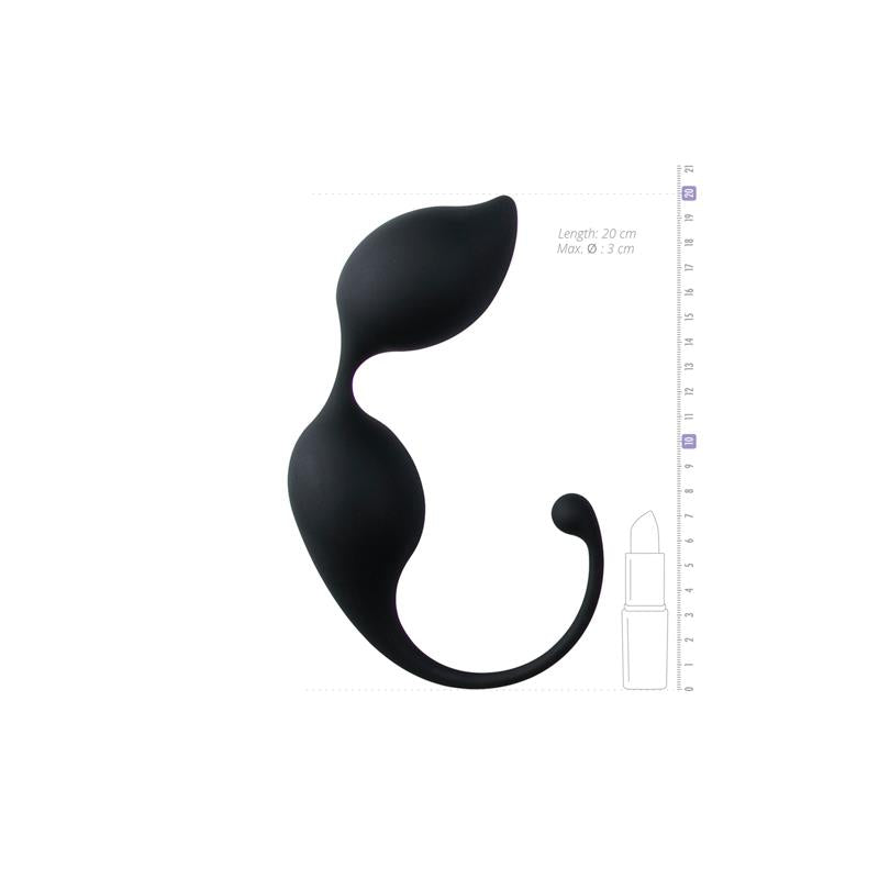 Curved Kegel Balls Black