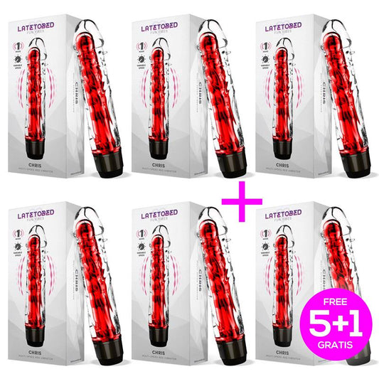 Pack 51 Chris Multi Speed Red Vibrator