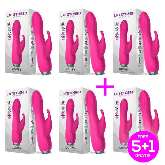 Pack 51 Couby Rabbit Vibe Silicone Pink