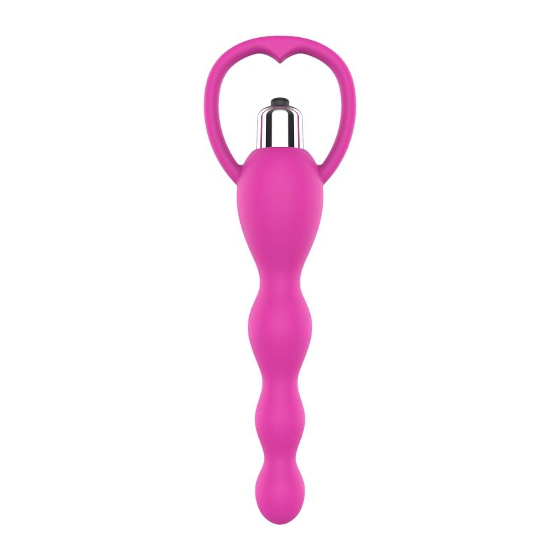 Anal Chain with Vibration Pink