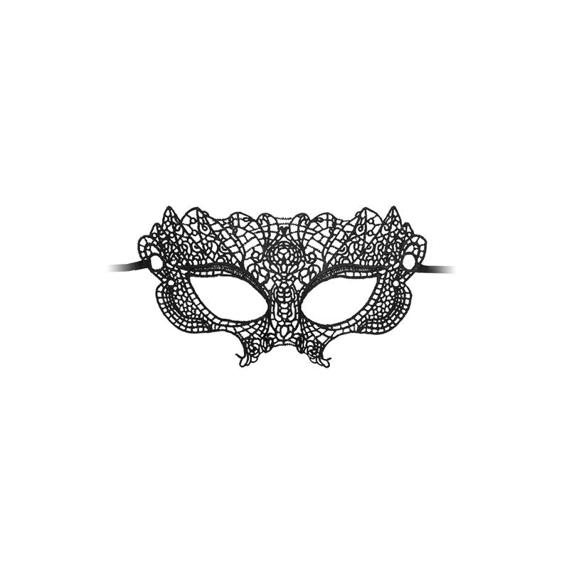 Princess Black Lace Mask Black