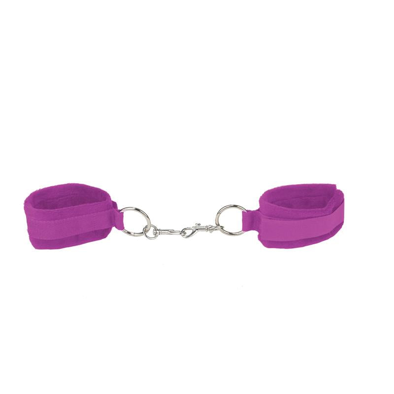 Shots Ouch Velcro Cuffs Purple