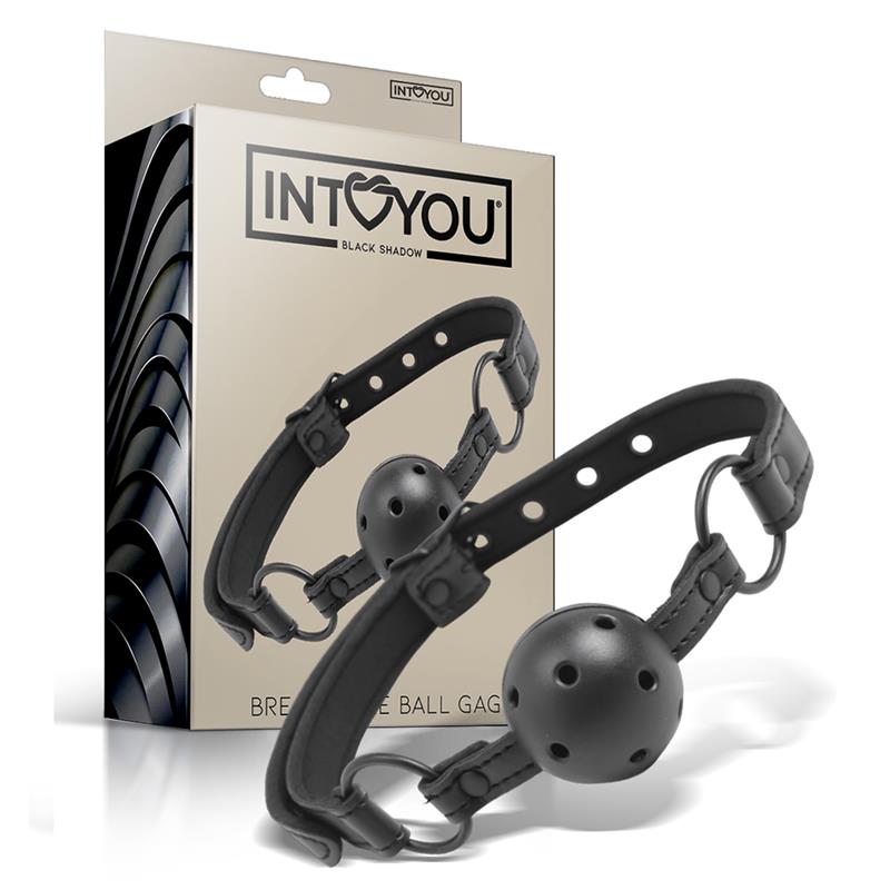 Adjustable Brrathable Ball Gag Vegan Leather