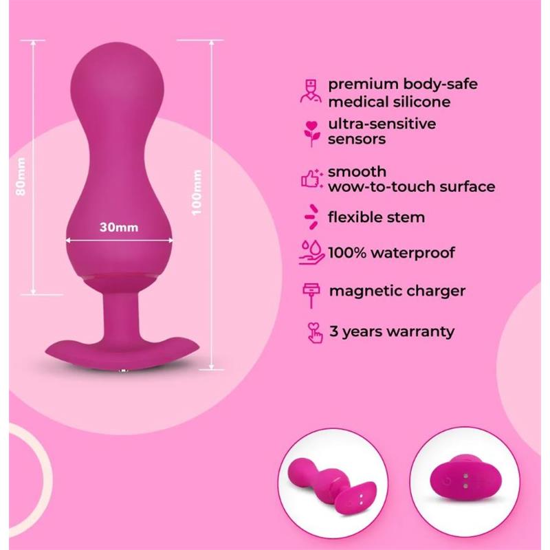 Gballs 3 Kegel Balls with App Petal Rose