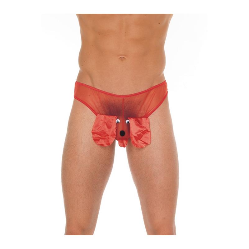 Briefs Dog Red One Size