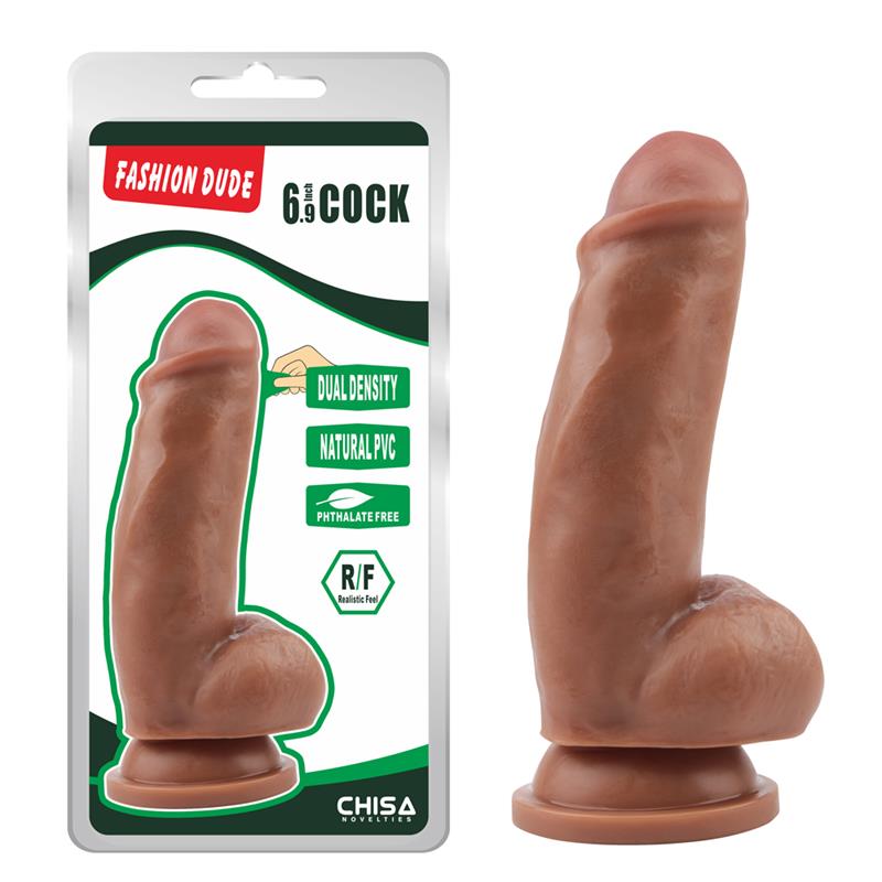 Dildo Dual Density Fashion Dude 175 x 49 cm Latin