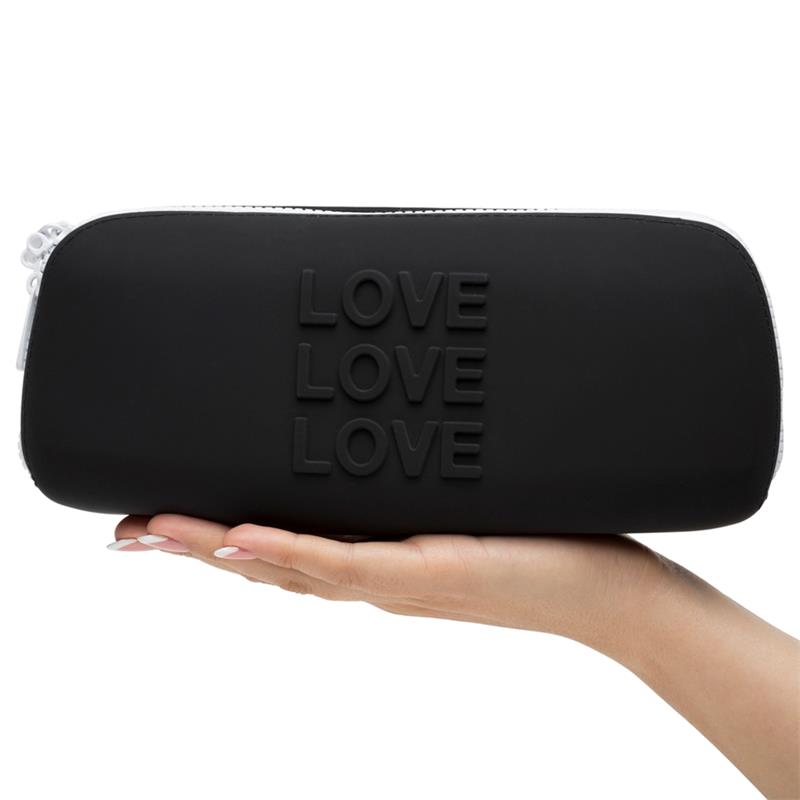 LOVE Storage Zip Bag Medium Black