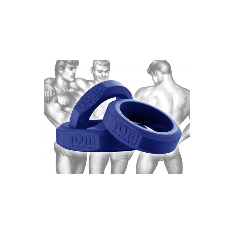 3 Piece Silicone Cock Ring Set