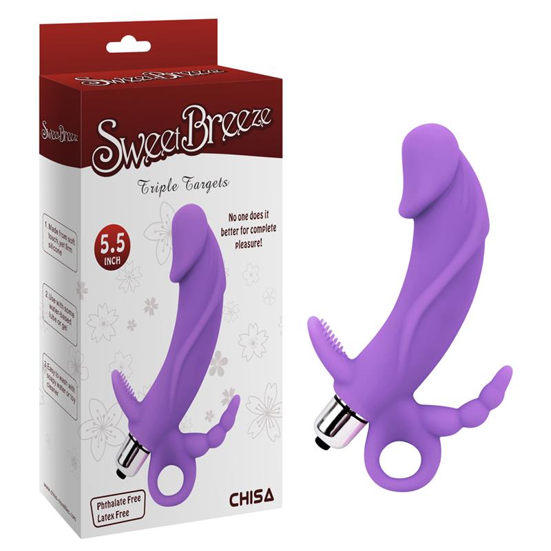 Stimulator Venus 47 x 37 cm Silicone Purple